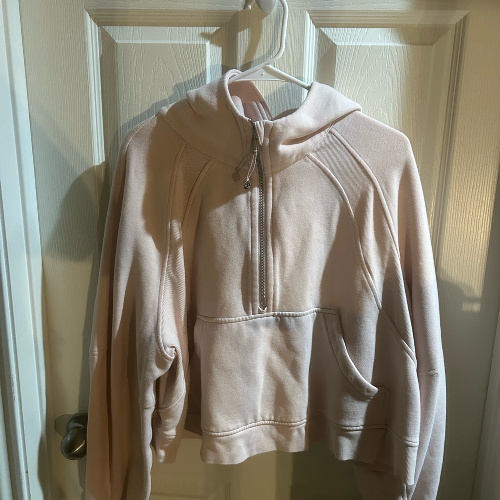 lululemon athletica Light Pink Scuba Hoodie